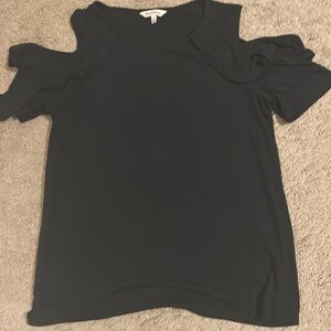Juicy Couture black shirt with cutout shoulders